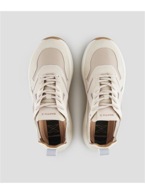 Sneakers Horizon in rip-stop semi-trasparente beige e dettagli in pelle Alexander Smith ALEXANDER SMITH | SXBDHZW-8068-YNU